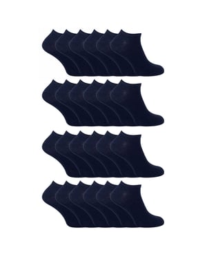 24er-Pack Multipack Kinder Baumwollsocken für Jungen und Mädchen
