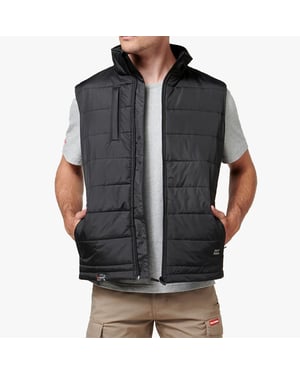 Hard Yakka PUFFA 2.0 Herren Bodywarmer Schwarz