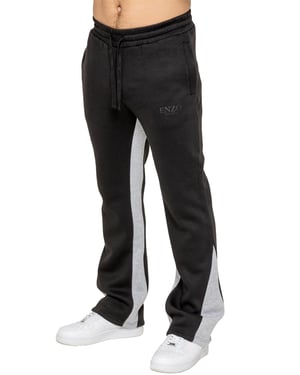 Enzo Milano | Herren Jogginghose mit Schlaghose