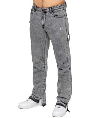 Enzo Milano | Herren Jeans mit geteiltem Saum
