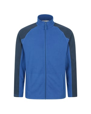 Mountain Warehouse - "Ashbourne" Fleecejacke Durchgehender Reißverschluss für Herren (Kobalt)