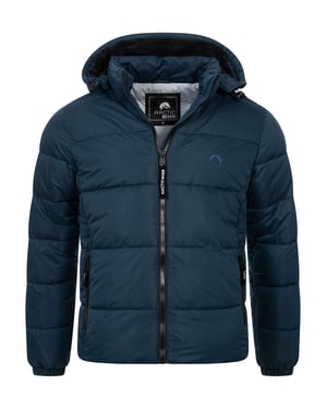 Arctic Seven Herren Winter Steppjacke Navy