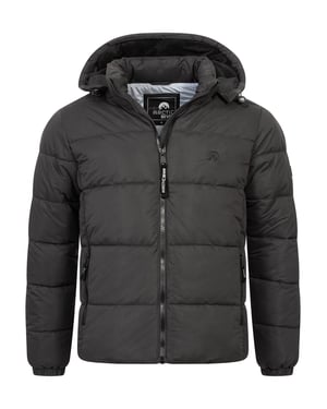 Arctic Seven Herren Winter Steppjacke Dunkelgrau