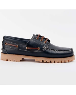 Purapiel Bootsschuhe Pullnauc Blau