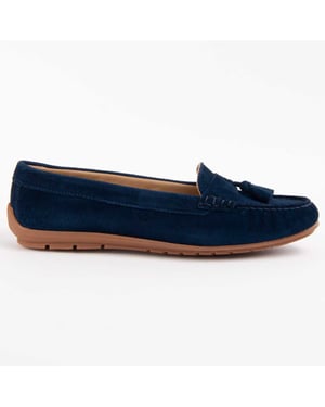 Purapiel Mokassin Meilis3 Blau