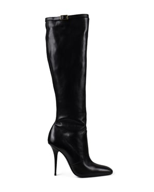 Saint Laurent Tess Stiefel Schwarz