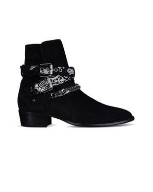 AMIRI Bottinen Bandana Buckle Schwarz