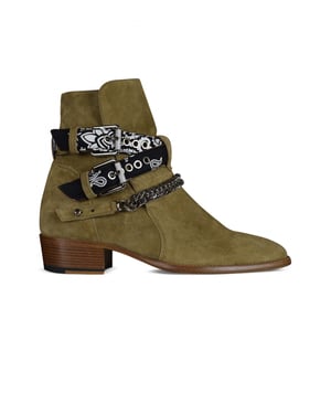 AMIRI Bottinen Bandana Buckle Braun