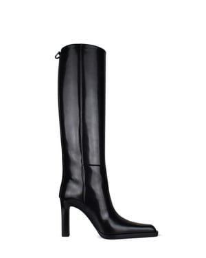 Saint Laurent Stiefel Nina Schwarz