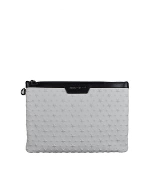 Jimmy Choo Derek clutch Weiß