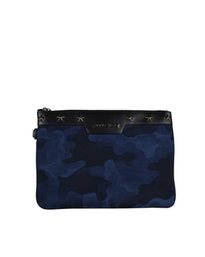 Jimmy Choo Derek clutch Blau