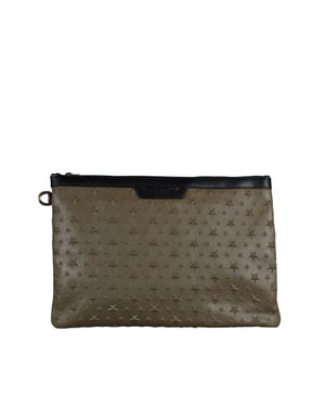 Jimmy Choo Derek Clutch Braun