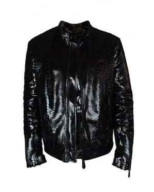Philipp Plein Biker Jacke Schwarz