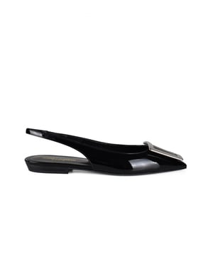 Saint Laurent Ballerinas Maxine Schwarz