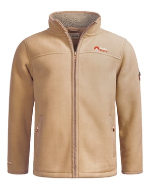 Arctic Seven Herren Fleece Jacke – Coffee