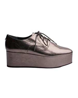 E5566 Oxford-Schuhe mit Plateau für Damen
