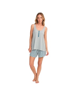 JJB15 Ärmelloser Pyjama für Damen