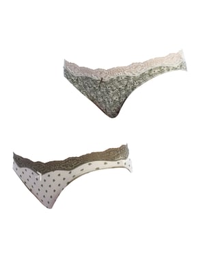 Pack-2 Mini Coquettes Baumwollhöschen 1031500 für Damen