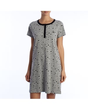 Damen Kurzarm-Sommernachthemd KL45000
