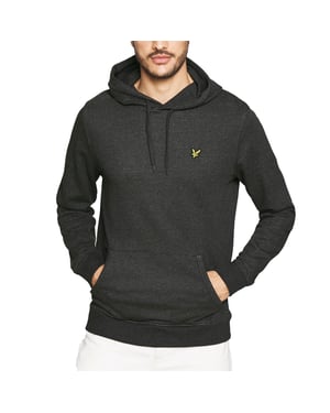 Lyle & Scott - Kapuzenpullover In Anthrazitmelierung Mit Markenlogo