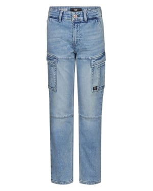 Petrol Industries - Torino Regular Cargo-Denim Iguana Jungen - Blau