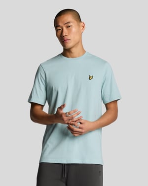 Lyle & Scott – Schlichtes T-Shirt – Weiß