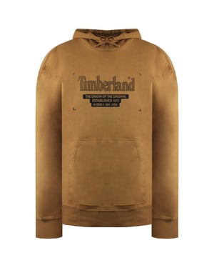 Timberland Logo Herren-Hoodie in Weizen