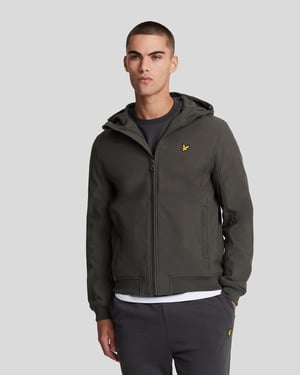 Lyle & Scott Fleece-Rückseite Softshell-Jacke - Grau