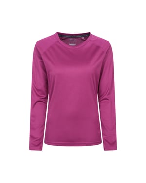 Mountain Warehouse - "Endurance" Oberteil für Damen Langärmlig (Violett)
