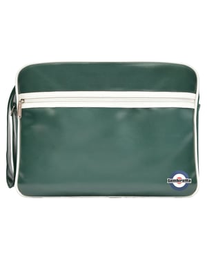 Lambretta - Herren/Damen Unisex Tasche, Retro (Dunkelgrün/Weiß)