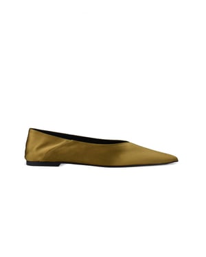 Saint Laurent Pantoletten Nour 05 Gold