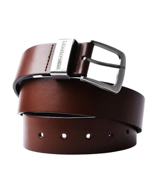 Lambretta - Gürtel, Mit Leder gefüttert (Hellbraun)