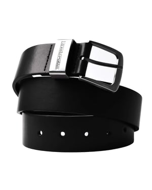 Lambretta - Gürtel, Mit Leder gefüttert (Schwarz)