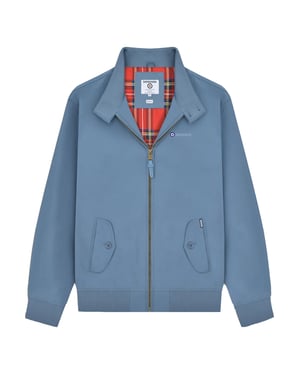 Lambretta - Harringtonjacke für Herren (Mittelblau)