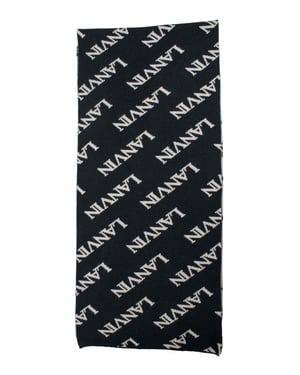 Lanvin Schal Schwarz
