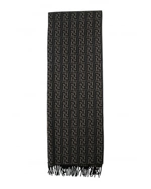 Fendi Schal Schwarz