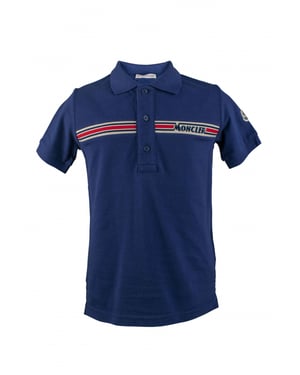 Moncler Poloshirt Blau