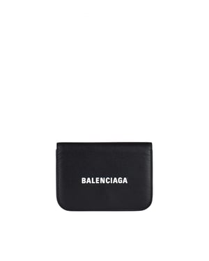 Balenciaga Mini Kartenetui Cash Schwarz