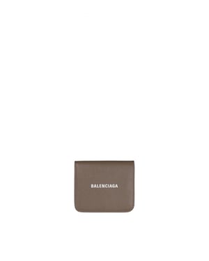 Balenciaga Mini Kartenetui Cash Beige