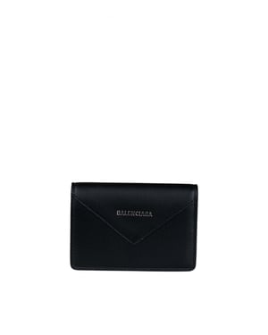 Balenciaga Geldbörse Paper Schwarz