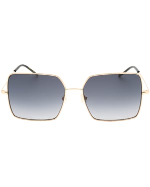 Hugo Boss Dunkelgraue SF-Linsen-Sonnenbrille in Roségold