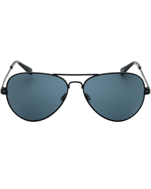 Mattschwarze Sonnenbrille mit grauen Gläsern von Banana Republic