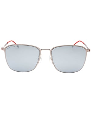 Hugo Boss Extra White ML Lens Matte Ruthenium Silver Sonnenbrille