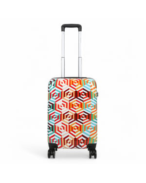 Hartschale bedruckter Kabinenkoffer 55 x 36 x 20 cm PP-Koffer Gepäck passend für Easyjet, Ryanair