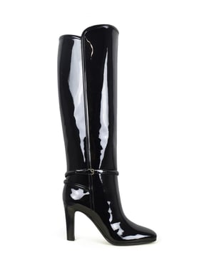 Saint Laurent Jane 90 Stiefel Schwarz
