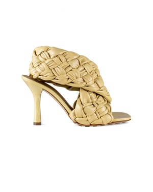 Bottega Veneta Sandalen Board Gelb