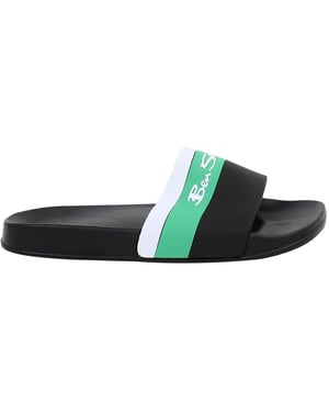 Ben Sherman Fistral Herren schwarze Slipper