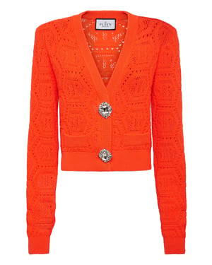 Strickjacke Monogram