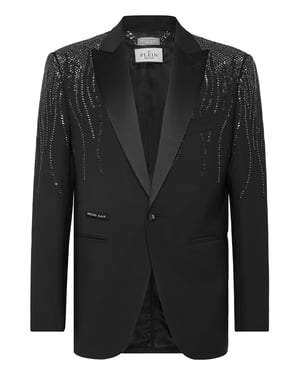 Einknopf-Blazer Slim Fit