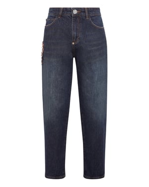 Jeans Mom Fit Paisley